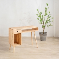 Γραφείο Nextdeco Natural μασίφ ξύλο Υ77x100x40εκ.