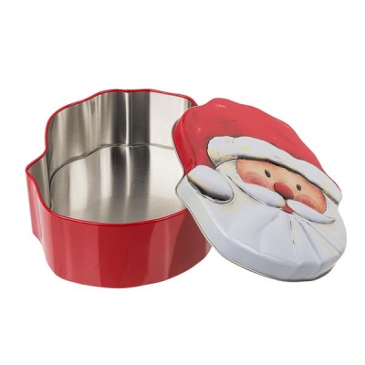 Χριστουγεννιάτικο Διακοσμητικό Κουτί "Αγιος Βασίλης" μεταλλικό 15x18x6,5εκ. Χριστουγεννιάτικο Διακοσμητικό Κουτί "Αγιος Βασίλης" μεταλλικό 15x18x6,5εκ.