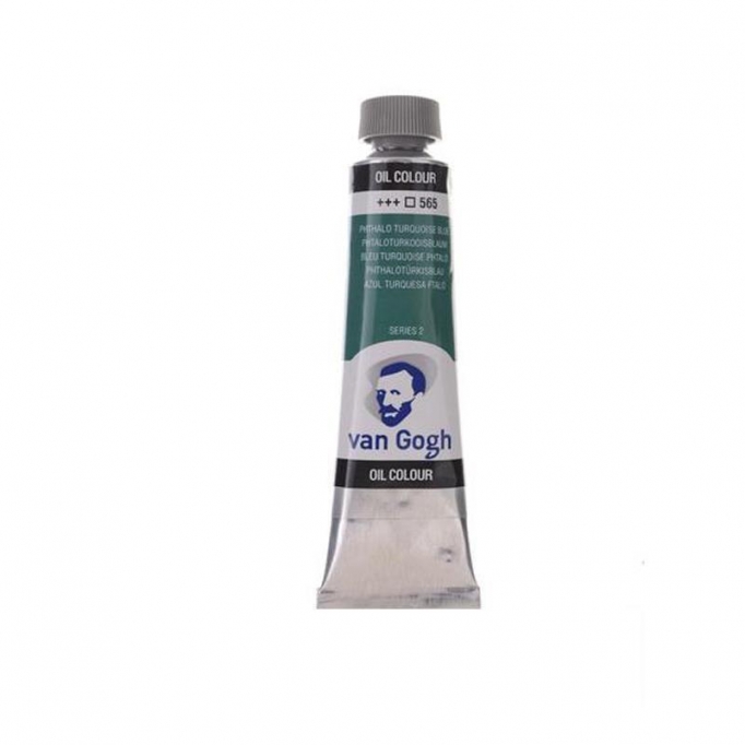 Talens van gogh χρώματα λαδιού 60ml (565-Phthalo Turquoise Blue)