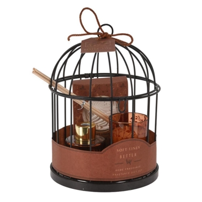 Αρωματικό Soft Linen σετ 5 τεμαχίων σε μεταλλικό κλουβί Ø14x20εκ. Αρωματικό Soft Linen σετ 5 τεμαχίων σε μεταλλικό κλουβί Ø14x20εκ.