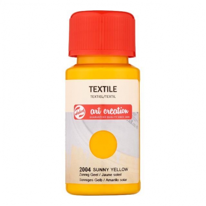 Talens χρώμα textile 2004 sunny yellow 50ml