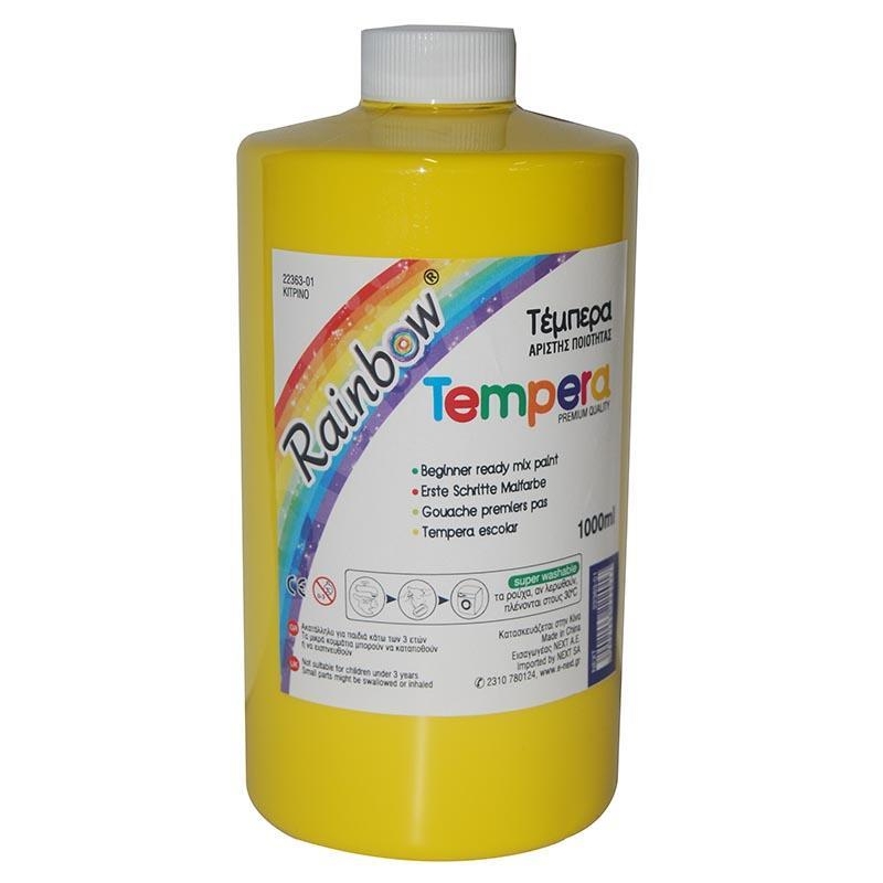 Rainbow τέμπερα κίτρινη 1000ml