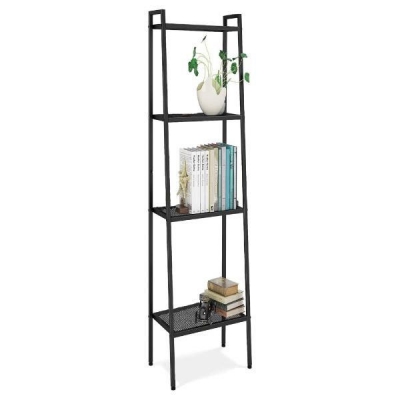 Ραφιέρα βιβλιοθήκη Nextdeco 4 επίπεδων μαύρη Υ147x35x35εκ Ραφιέρα βιβλιοθήκη Nextdeco 4 επίπεδων μαύρη Υ147x35x35εκ