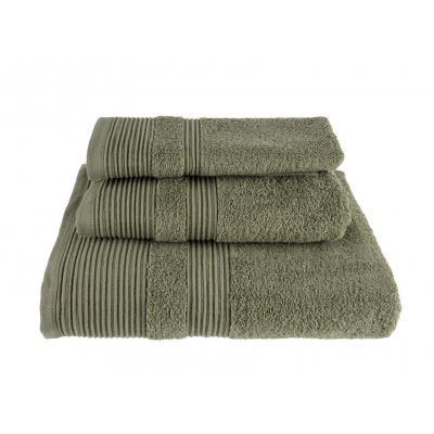 Πετσέτα μονόχρωμη 100% βαμβάκι πεννιε 550gsm 50x100εκ. λαδί Πετσέτα μονόχρωμη 100% βαμβάκι πεννιε 550gsm 50x100εκ. λαδί