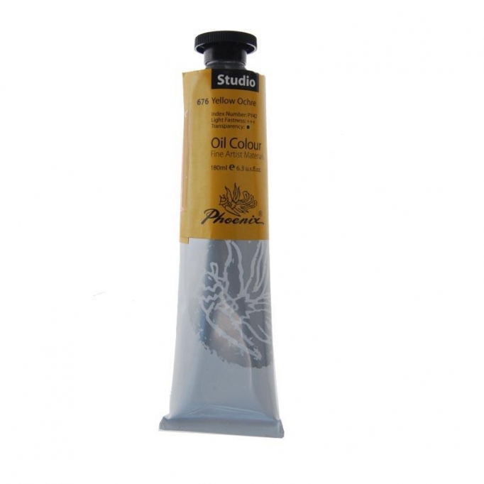 Phoenix χρώμα λαδιού yellow ochre 180ml