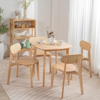Καρέκλα Nextdeco Natural μασίφ ξύλο Y75,5x44x54εκ.