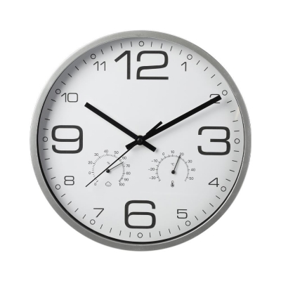 Ρολόι τοίχου λευκό Ø30.5εκ. Ρολόι τοίχου λευκό Ø30.5εκ.