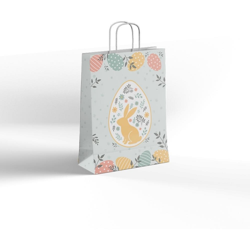 Next χάρτινη τσάντα Πασχαλινός Λαγός Υ35x26x12εκ.