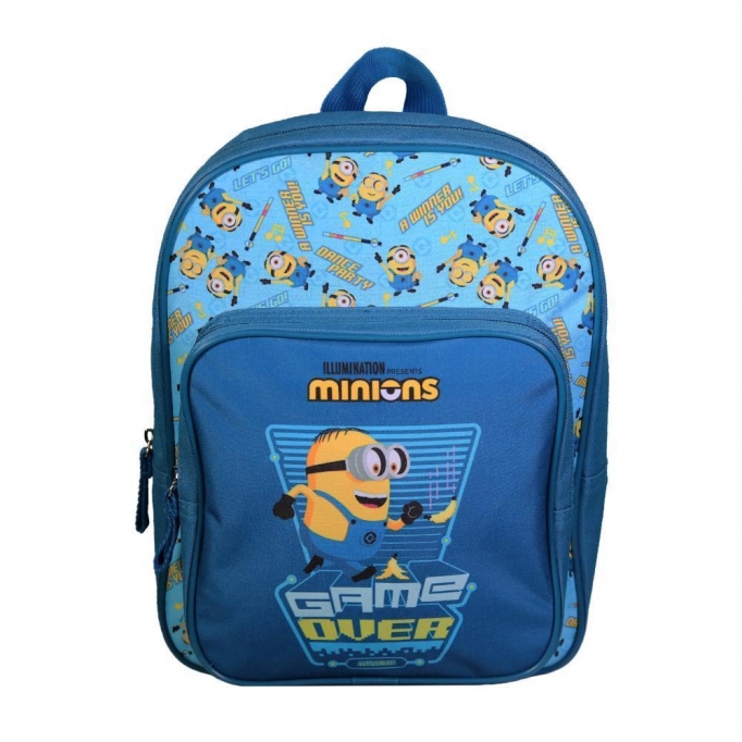 Bagtrotter τσάντα πλάτης νηπίου "Les Minions" με 2 θήκες Υ31x24x8εκ.