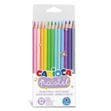 Carioca ξυλομπογιές με 12 pastel χρώματα