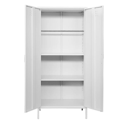 Ντουλάπα μεταλλική Nextdeco δίφυλλη λευκή Υ170x76x50εκ. Ντουλάπα μεταλλική Nextdeco δίφυλλη λευκή Υ170x76x50εκ.