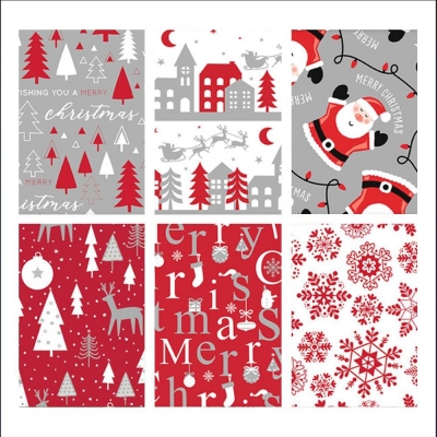 Χαρτί περιτυλίγματος ρολό 70x200εκ. Festive Joy 2