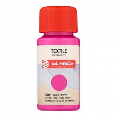 Talens χρώμα textile 3501 bold pink 50ml