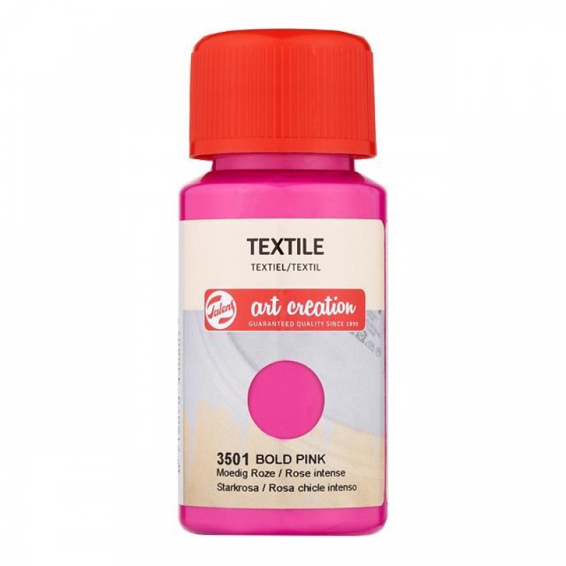 Talens χρώμα textile 3501 bold pink 50ml Talens χρώμα textile 3501 bold pink 50ml
