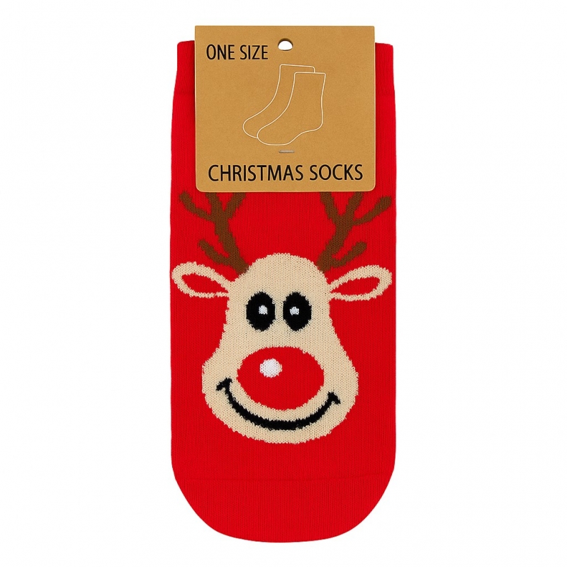 Κάλτσες Χριστουγεννιάτικες Ελαφάκι Κάλτσες Χριστουγεννιάτικες Ελαφάκι