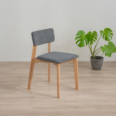 Καρέκλα τραπεζαρίας Nextdeco Natural μασίφ ξύλο γκρι Y77x44x52εκ. Καρέκλα τραπεζαρίας Nextdeco Natural μασίφ ξύλο γκρι Y77x44x52εκ.