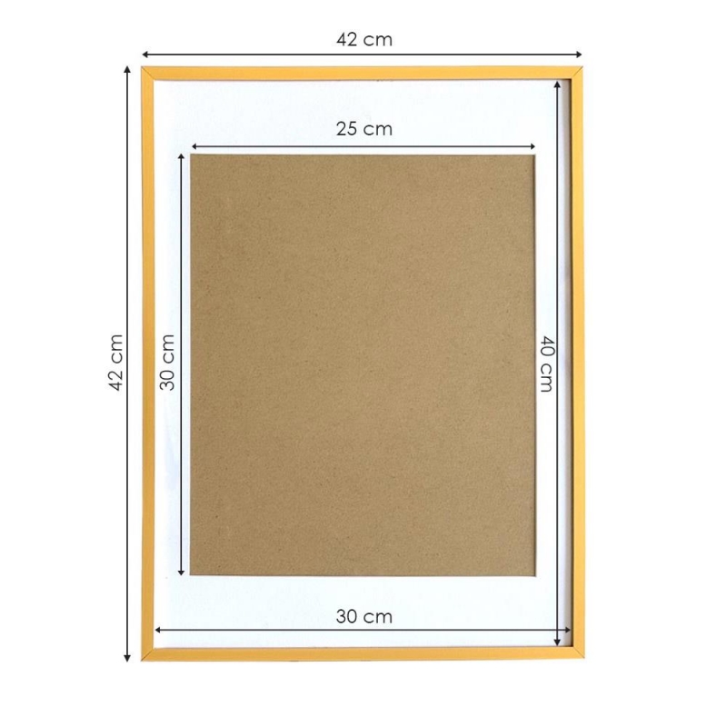 Κορνίζα τοίχου μεταλλική χρυσή με ακρυλικό τζάμι 40x30εκ. Κορνίζα τοίχου μεταλλική χρυσή με ακρυλικό τζάμι 40x30εκ.