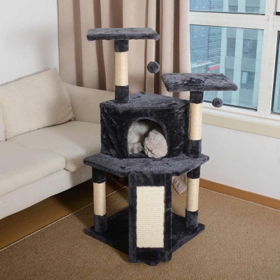 Γατόδεντρο - Ονυχοδρόμιο με πολλές πλατφόρμες Υ102×43×43εκ.