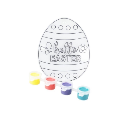 Πασχαλινό σετ ζωγραφικής διάφανο αυγό 13,2x6,3εκ. Πασχαλινό σετ ζωγραφικής διάφανο αυγό 13,2x6,3εκ.