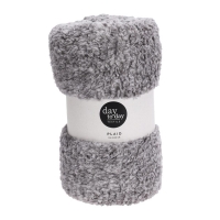 Κουβέρτα sherpa fleece γκρι 150x200εκ. Κουβέρτα sherpa fleece γκρι 150x200εκ.