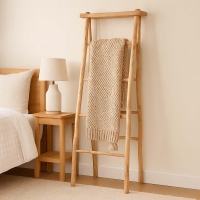 Σκάλα - Κρεμάστρα Nextdeco ανακυκλωμένο  ξύλο teak Υ150xΜ53xΠ65/12xεκ