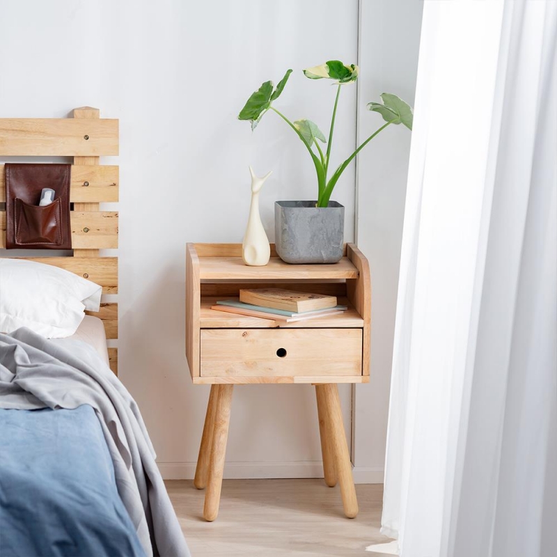 Κομοδίνο Nextdeco Natural μασίφ ξύλο Υ67x45x40εκ. Κομοδίνο Nextdeco Natural μασίφ ξύλο Υ67x45x40εκ.