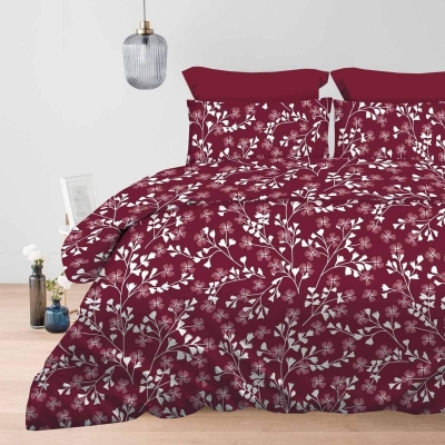 Σετ υπέρδιπλα σεντόνια Daisy redwine από 100% βαμβάκι 245x260εκ. Σετ υπέρδιπλα σεντόνια Daisy redwine από 100% βαμβάκι 245x260εκ.