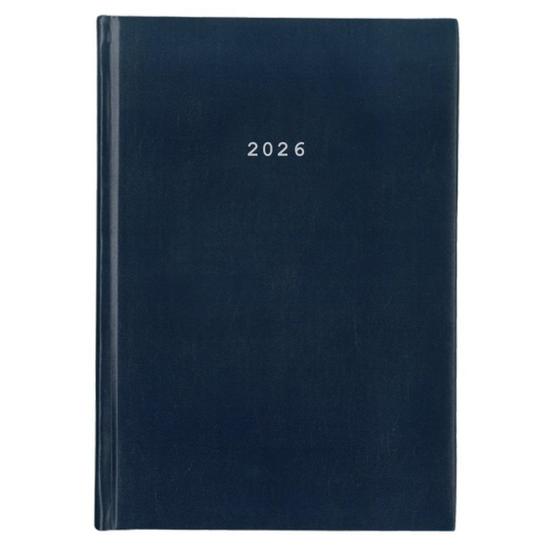 Next ημερολόγιο 2026 basic ημερήσιο δετό μπλε 14x21εκ.