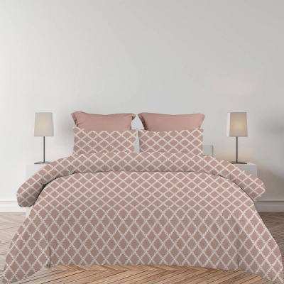 Σετ υπέρδιπλα σεντόνια Lucia chocolat από 100% βαμβάκι 245x260εκ. Σετ υπέρδιπλα σεντόνια Lucia chocolat από 100% βαμβάκι 245x260εκ.