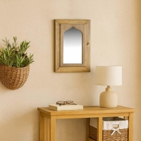 Καθρέπτης τοίχου Nextdeco Tribeca ανακυκλωμένο ξύλο teak Υ39x3x20εκ.