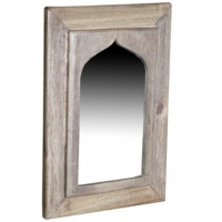 Καθρέπτης τοίχου Nextdeco Tribeca ανακυκλωμένο ξύλο teak Υ39x3x20εκ.