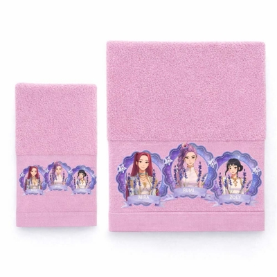 Σετ παιδικές πετσέτες Girls Band 100% βαμβάκι πεννιε 480gsm Σετ παιδικές πετσέτες Girls Band 100% βαμβάκι πεννιε 480gsm