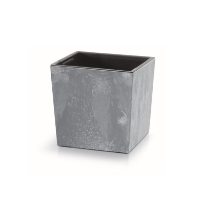 Γλάστρα - κασπώ Urbi beton effect γκρι Y23,5x24x24εκ.