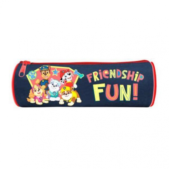 Bagtrotter κασετίνα βαρελάκι "Paw Patrol multicolor" 22x7x7εκ.