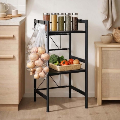 Ραφιέρα μεταλλική 3 επιπέδων Υ81x60x37,5εκ.