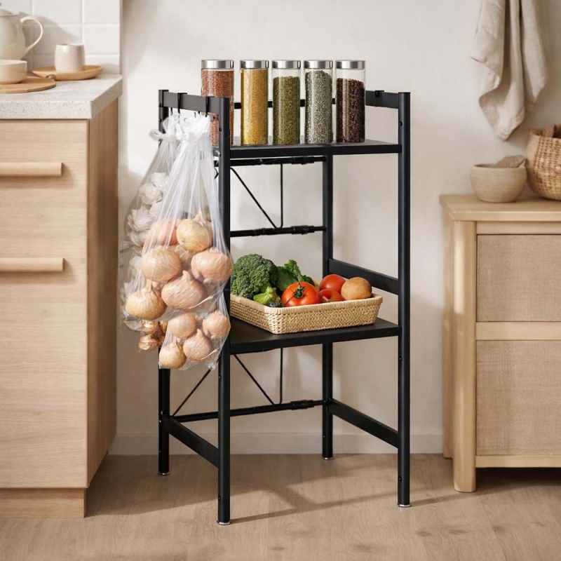 Ραφιέρα μεταλλική 3 επιπέδων Υ81x60x37,5εκ. Ραφιέρα μεταλλική 3 επιπέδων Υ81x60x37,5εκ.