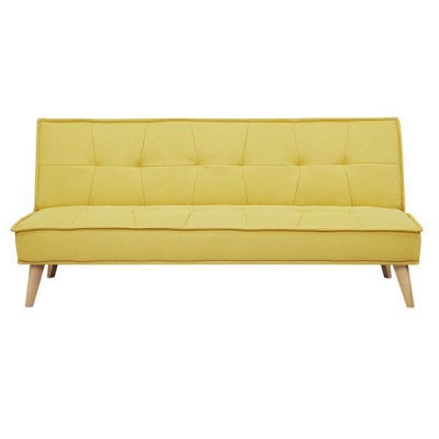 Καναπές κρεβάτι τριθέσιος Nextdeco Tokyo μουσταρδί Υ82x181x91εκ.
