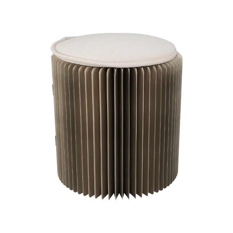 Σκαμπό χάρτινο με μαξιλάρι καθίσματος Υ30ר30εκ. Σκαμπό χάρτινο με μαξιλάρι καθίσματος Υ30ר30εκ.