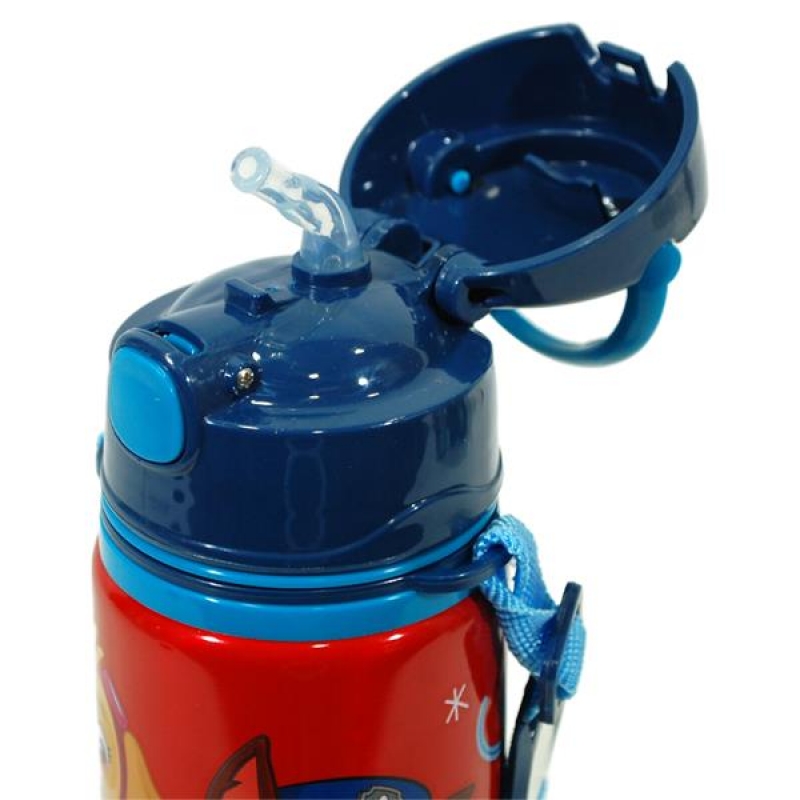 Παγούρι αλουμινίου "Paw Patrol" 600ml με λουράκι Παγούρι αλουμινίου "Paw Patrol" 600ml με λουράκι