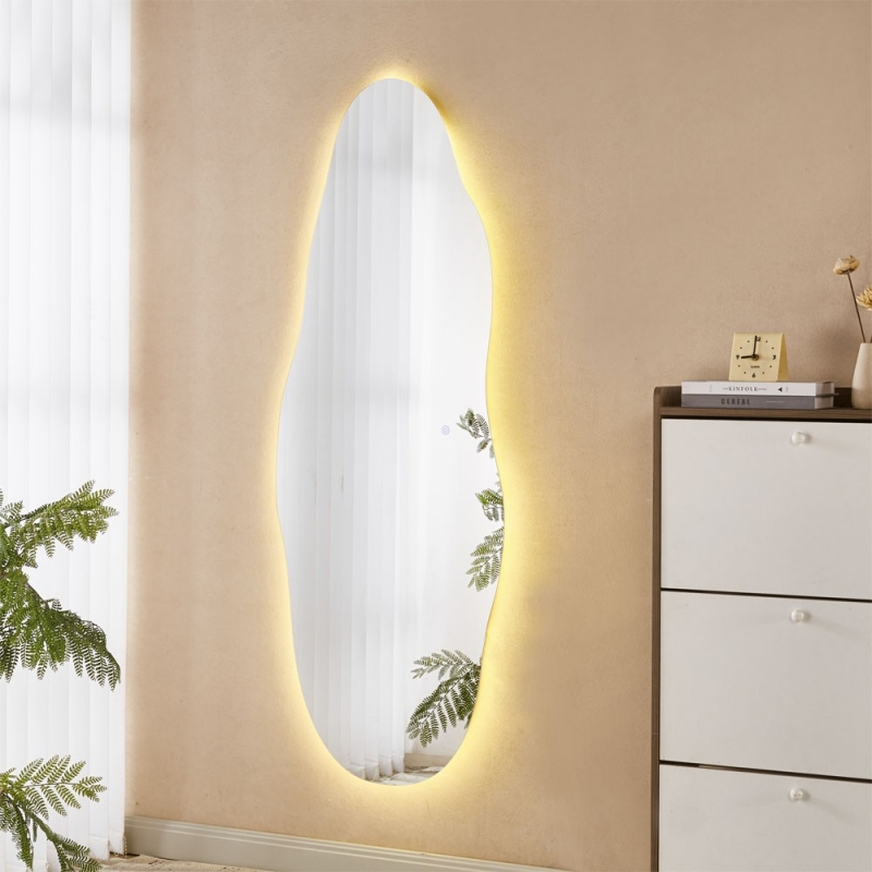 Καθρέφτης ολόσωμος  Nextdeco LED 160x60εκ. οβάλ