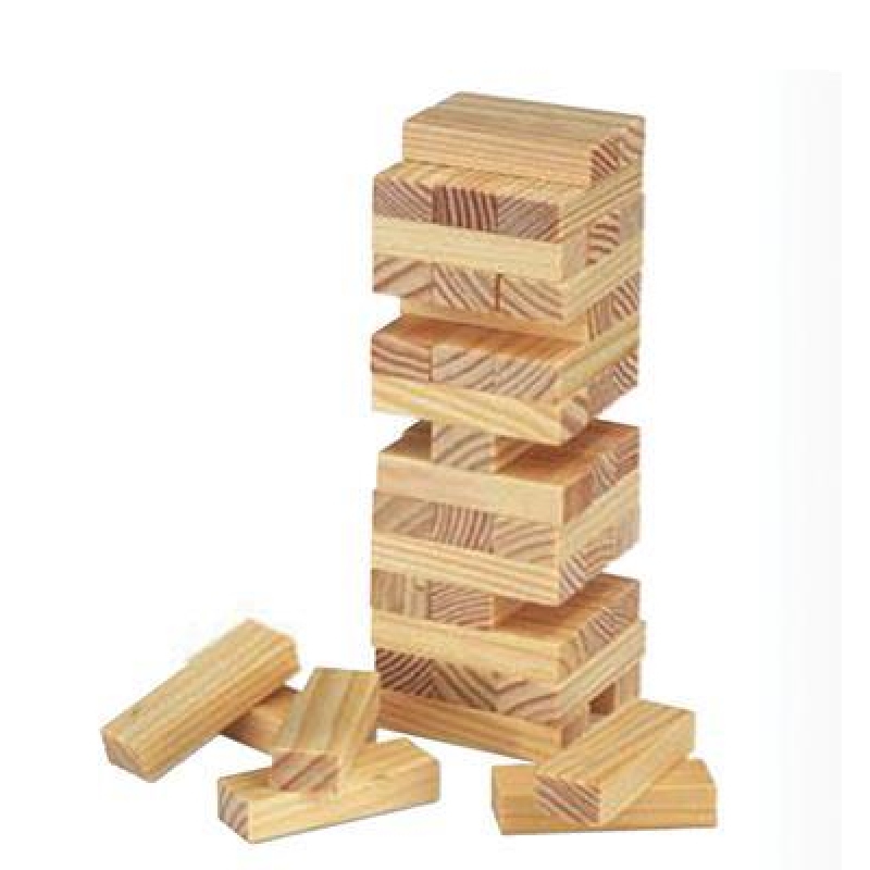 Επιτραπέζιο Jenga ξύλινο 45 τεμαχίων Υ16x5x5εκ. Επιτραπέζιο Jenga ξύλινο 45 τεμαχίων Υ16x5x5εκ.