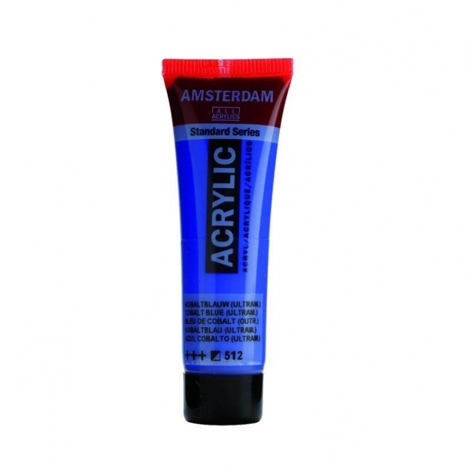 Talens amsterdam ακρυλικό χρώμα 512 cobalt blue (ultram.) 120ml