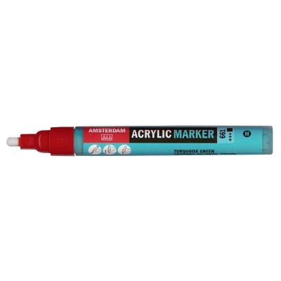 Talens amsterdam marker 661 turquoise green medium