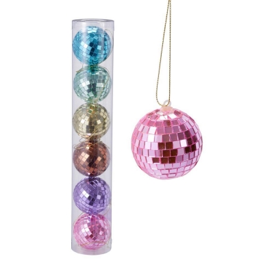 Κρεμαστές μπάλες διακόσμησης καθρέφτες σετ 6 τμχ Ø5εκ. Κρεμαστές μπάλες διακόσμησης καθρέφτες σετ 6 τμχ Ø5εκ.