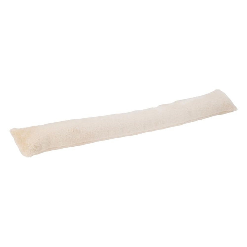 Στοπ αέρα γούνινη υφή μπεζ 90x12εκ.