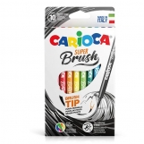 Carioca Super-Brush μαρκαδόροι 10 χρωμάτων