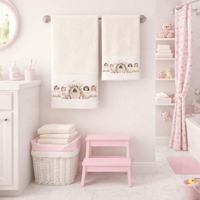 Σετ παιδικές πετσέτες Fairytale 100% βαμβάκι πεννιε 480gsm