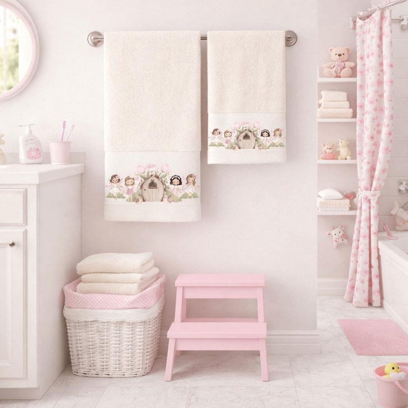 Σετ παιδικές πετσέτες Fairytale 100% βαμβάκι πεννιε 480gsm