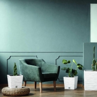 Γλάστρα - κασπώ Furu λευκό Y23,5x24x24εκ. Γλάστρα - κασπώ Furu λευκό Y23,5x24x24εκ.