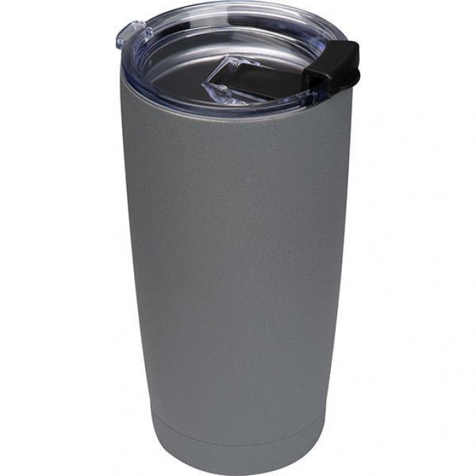 Θερμός - ποτήρι γκρι 500 ml. inox Υ18,1xØ7εκ.